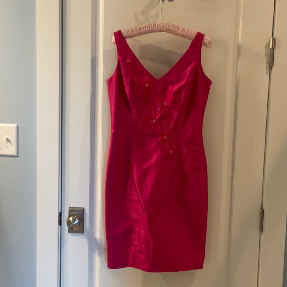 Pink Silk Dress